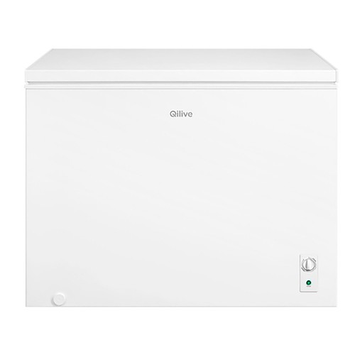 Arcón congelador horizontal QILIVE Q.6367, clasificación energética: E, H: 84,4cm, A: 106,5cm, F: 59,2cm, capacidad total: 293L.