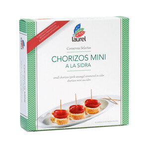 Imagen de LAUREL Chorizos mini a la sidra 265 g.