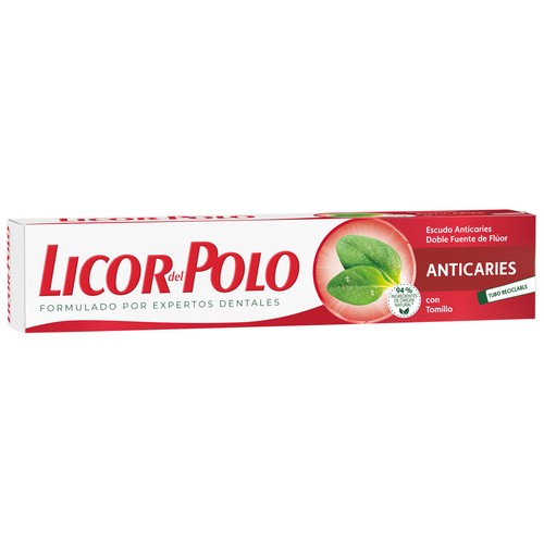 LICOR DEL POLO Pasta de dientes con flúor y acción anti caries LICOR DEL POLO 75 ml.