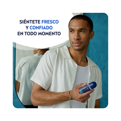 NIVEA Desodorante roll on para hombre, sin sales de alumino NIVEA Men fresh ocean 50 ml.