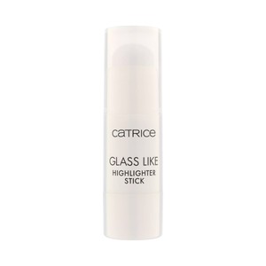 Imagen de CATRICE Glass like Iluminador en stick transparente con reflejos dorados.