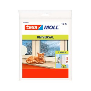 Perfil Adhesivo Para Puertas Y Ventanas - Aislamiento Térmico, 0.9 Cm X 6 M, Perfil E, Color Marrón