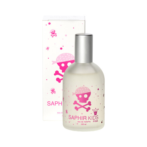 SAPHIR Agua de colonia infantil con vaporizador en spray SAPHIR kids pink 100 ml.
