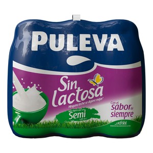 precios Puleva Leche Semidesnatada De Vaca, Sin Lactosa  Mañanas Ligeras 6 X 1 L. en Alcampo
