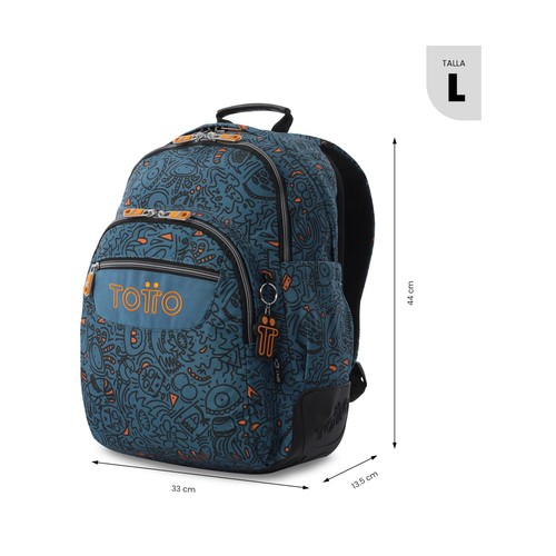 Mochila TOTTO Rayol diseño Grafer