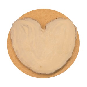 Palmera tierna XXL de chocolate blanco, 380g.