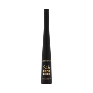 CATRICE 24h brush 010 Eyeliner (delineador ojos) vegano con aplicador de pincel.