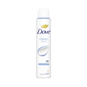 DOVE Classic fresh Desodorante en spray unisex antitranspirante hasta 48 horas 200 ml.