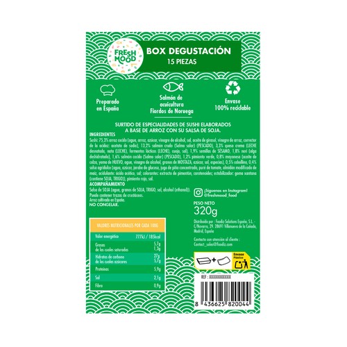 FOODIZ Box degustación 15 uds. 320 g.