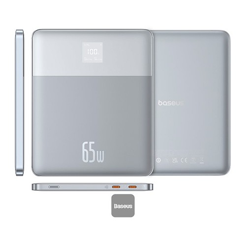 Batería portátil carga rápida, 65W 12000MAH, color naranja Blade 2 BASEUS.