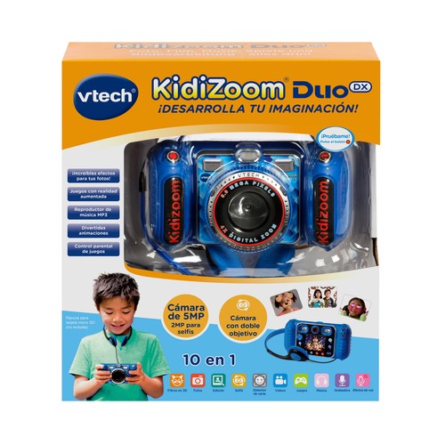 Cámara de fotos digital infantil con juegos incluidos, Kidizoom Duo DX VTECH.