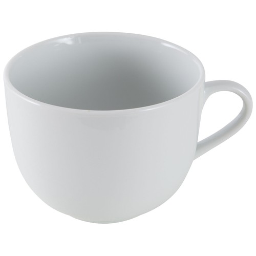 Taza jumbo de porcelana blanca, 60 cl, ACTUEL.