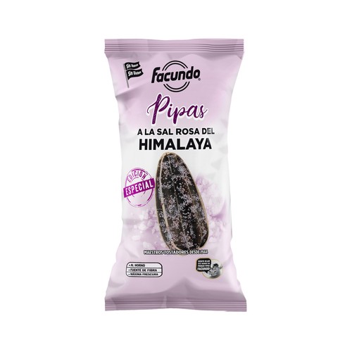 FACUNDO Pipas a la sal rosa del Himalaya 85 g.