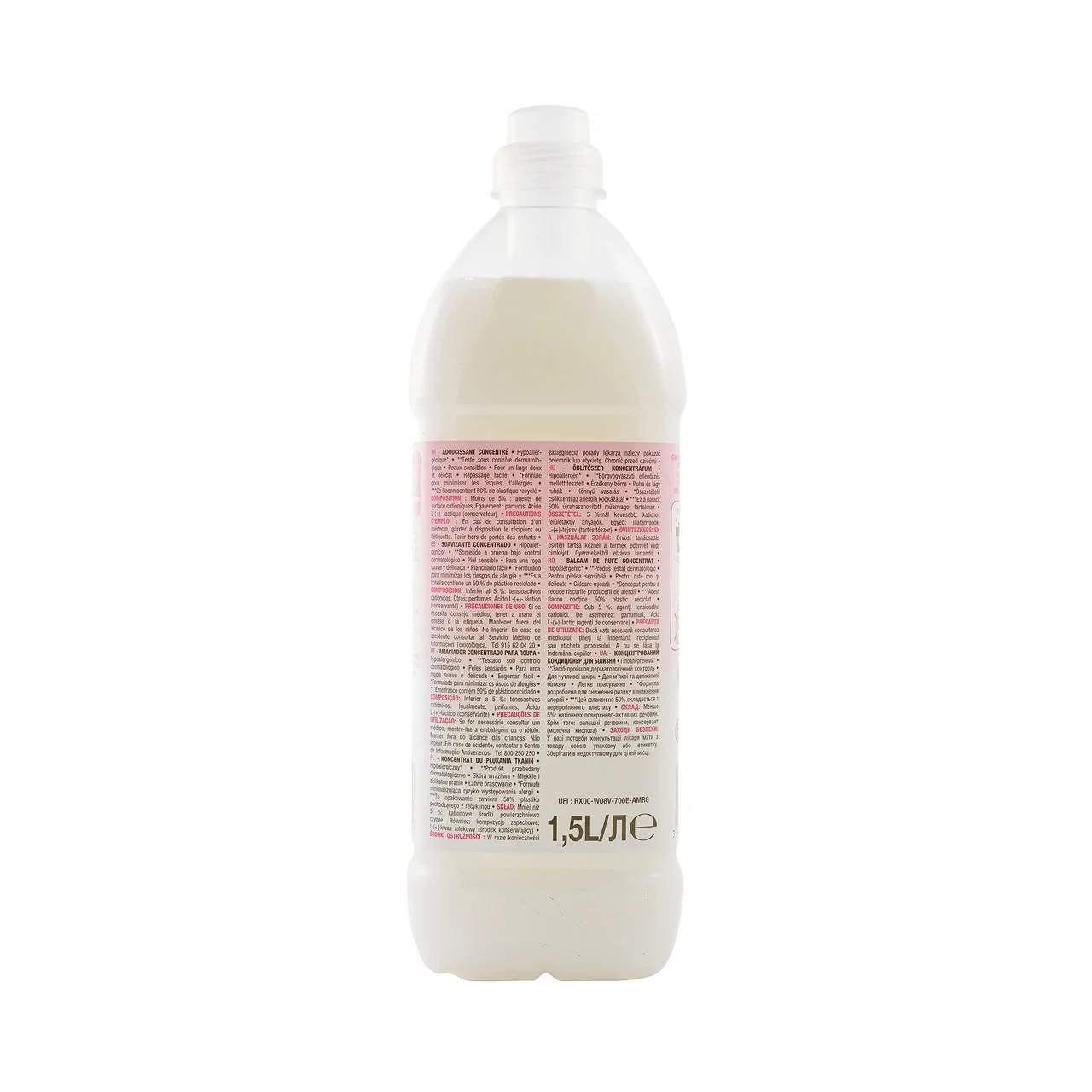 PRODUCTO ALCAMPO Sensitive Suavizante concentrado hipoalergénico 60 lav. 1.5 l.