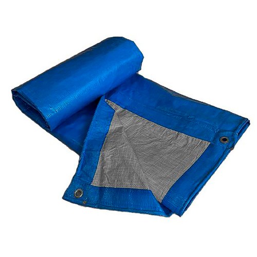 Plástico cubretodo azul de 3 x 5 m, 120g/m2, ALCAMPO.
