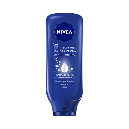 NIVEA Loción corporal bajo la ducha para pieles secas NIVEA 400 ml.