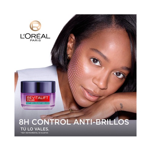 L´ORÉAL PARIS Revitalift filler Crema facial de día con ácido Hialurónico y salicílico 50 ml.