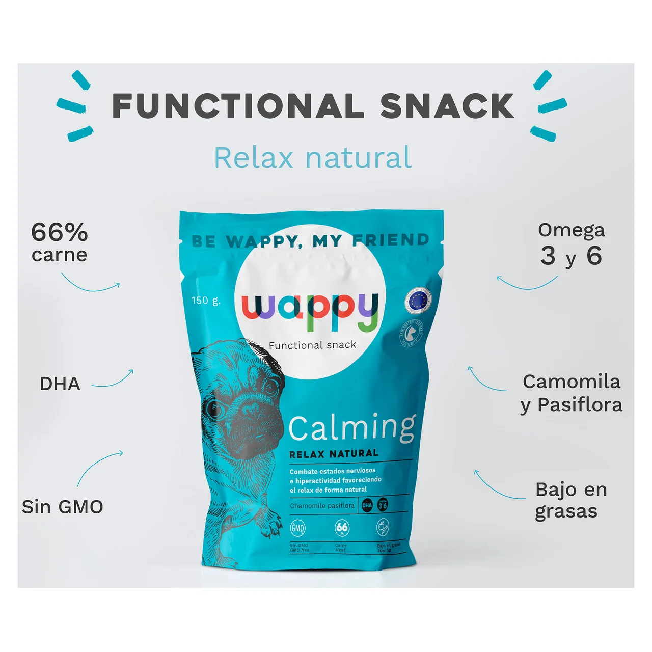 Snack functional calming 150 g.