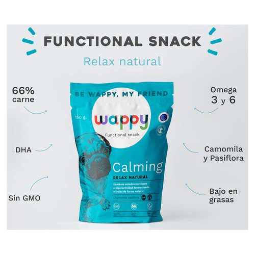 WAPPY Snack functional calming 150 g.
