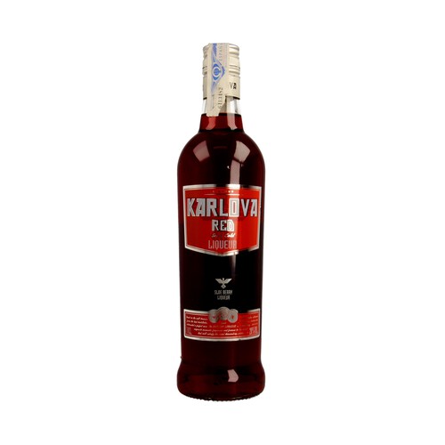 KARLOVA ROJO Bebida espirituosa de vodka rojo botella de 70 cl.