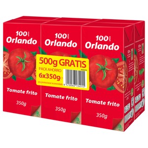 Imagen de ORLANDO Tomate frito pack 6 x 350 g.