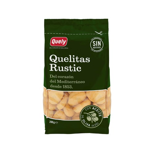 QUELY Quelitas rústicas con aceite de oliva 200 g.