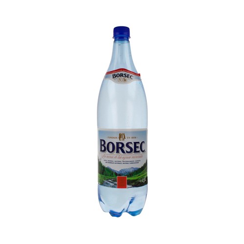 BORSEC Agua mineral con gas botella de 1,50 litros
