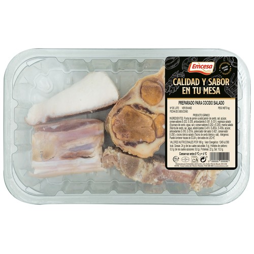 EMCESA Preparado de cocido salado, bandeja.