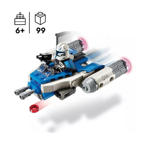LEGO Star Wars Microfighter Ala-Y del Capitán Rex.