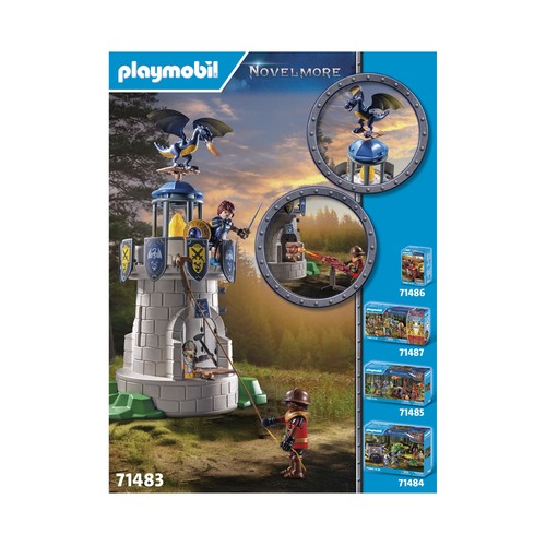 PLAYMOBIL. 71483 Torre de caballeros con herrero y dragón