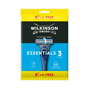 WILKINSON Essentials 3 Maquinilla de afeitar desechable con cabezal de 3 hojas 8 uds.
