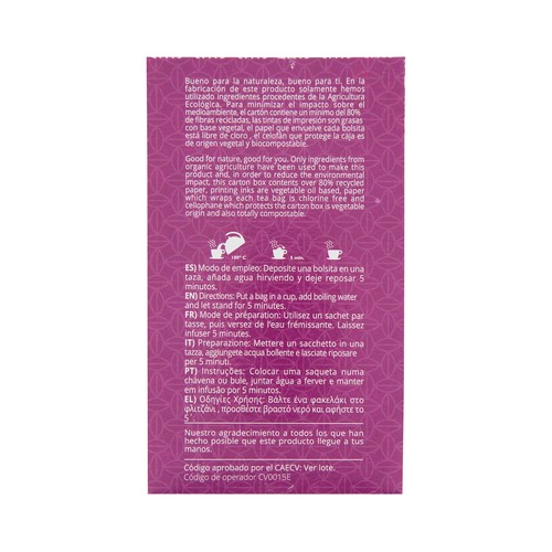 ARTEMIS BIO Infusión tomillo ecológico ARTEM,IS BIO 20 uds. x 28 g.