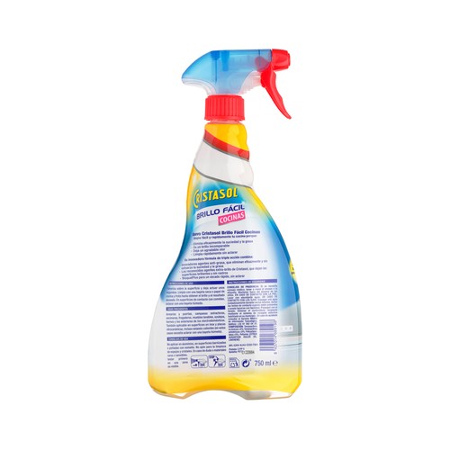 CRISTASOL Limpiador cocina brillo fácil 750 ml.