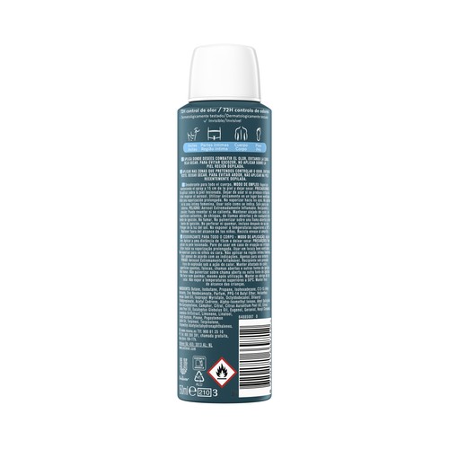 REXONA All body deo ocean rush Desodorante corporal unisex en spray 150 ml.
