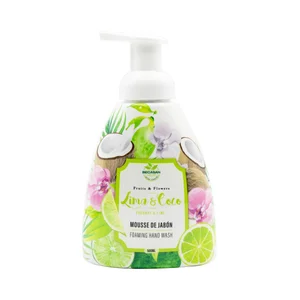 BECASAN NATURE Jabón de manos en textura mousse con lima y coco BECASAN NATURE 500 ml.