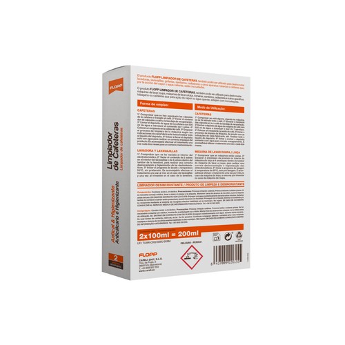 CARELI Detergente, desincrustante para todo tipo de cafeteras CARELI 2 uds. x 100 ml.
