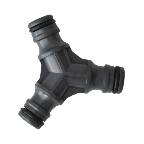 Conector de 3 vías, perfecto para tu sistema de riego, POUCE