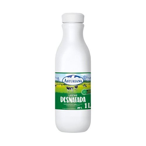 CENTRAL LECHERA ASTURIANA Leche desnatada botella1 l.
