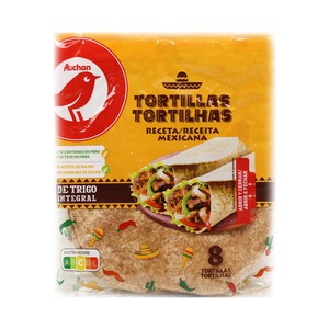 PRODUCTO ALCAMPO Tortillas de trigo integrales PRODUCTO ALCAMPO 8 uds. 320 g.