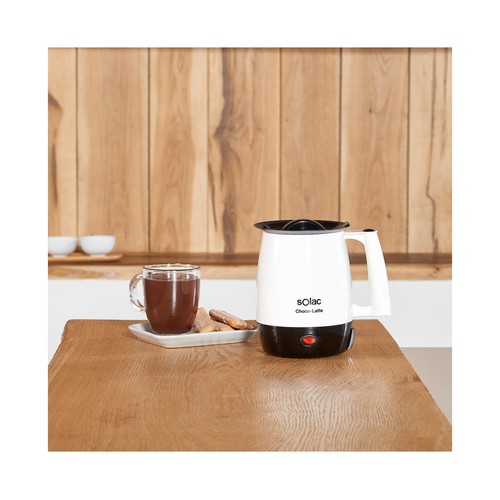 Calienta leche y chocolatera SOLAC Choco-Latte MH9100, capacidad 1l, filtro anti-nata, antiadherente.