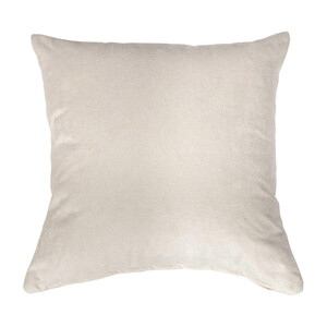 Imagen de Cojín color perla tejido chenilla 100% poliéster, 45x45cm. TEXTIL HOGAR.