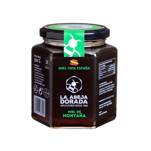 LA ABEJA DORADA Miel de Montaña 100 % Española 500 g.