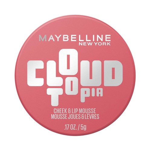 MAYBELLINE Cloudtopia tono 08 Enchanted mauve Colorete mousse para labios y mejillas, acabado mate difuminado.