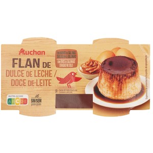 Imagen de PRODUCTO AUCHAN Flan de dulce de leche 4X100g