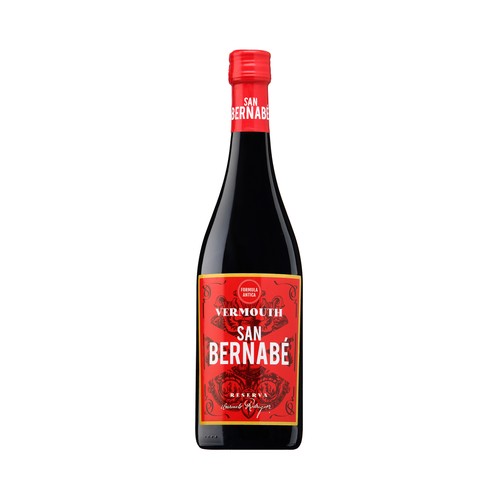 SAN BERNABE Vermouth rojo fórmula antica Reserva botella de 1 l.