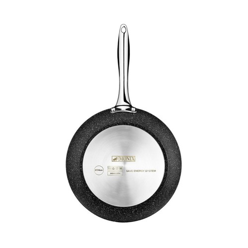 Sartén Mineral de 24cm. con interior antiadherente efecto piedra, apta para inducción MONIX.