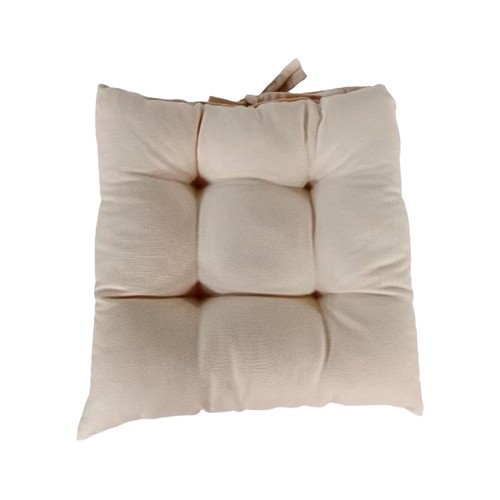 Cojin para silla capitone 40x40x 5 cm. de color topo. MAUROTEX,S.L.