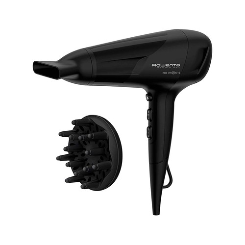 Secador de pelo ROWENTA Studio Dry CV5843F0, 2100W, 3 temperaturas, 2 velocidades, aire frío.