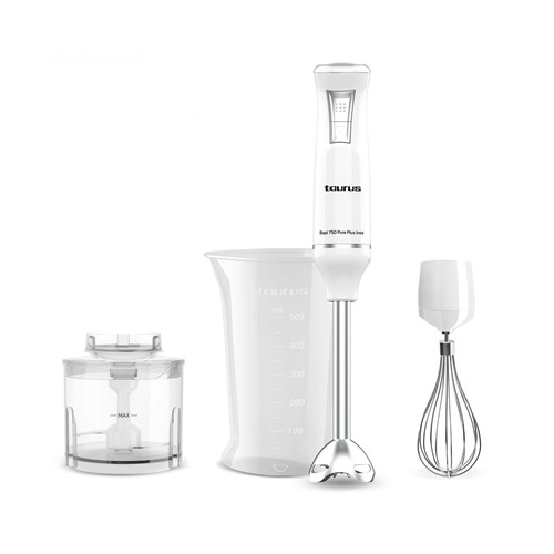Batidora de mano TAURUS Bapi 750 Pure Plus Inox 750W.