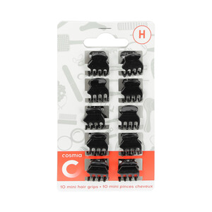 Imagen de COSMIA Pinza de tamaño pequeño para cabello COSMIA 10 uds.